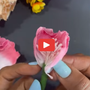 Pre recorded video tutorials for handmade foam peonies